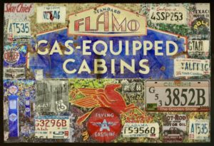 Gas - Equipped - Cabin - Kunstdruck
