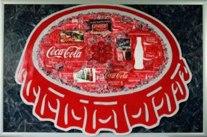 Big Coca Cola Bottle Cap - Kunstdruck 