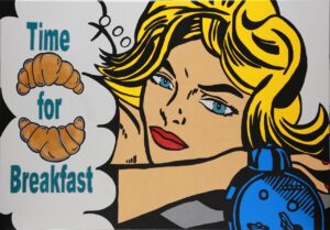Time for Breakfast - Homage to Roy Lichtenstein