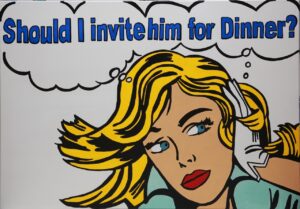 Invitation to Dinner - Homage to Roy Lichtenstein