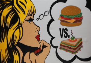 Burger vs. Sandwich